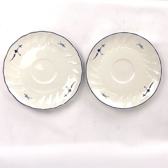 Villeroy & Boch Vieux Luxembourg Breakfast/Dessert Set – Two 3 Piece Sets - Picture 5 of 7